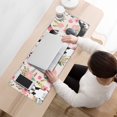thumbnail image 3 of Long Mouse Pads for Desk,Husky and Pink Pioneer Flower Desk Mats on Top Of Desks, Desk Mouse Pad Extra Large with 3mm Non-Slip Base and Stitched Edge for Gaming,Office,Work,Home 31.5"x11.8", 3 of 6
