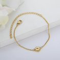 thumbnail image 4 of Icftzwe Sun Hollow Bracelets For Women Stainless Steel Hand Chain intage Sunflower Anklet Boho Foot Jewelry Accessories, 4 of 5