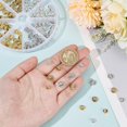 thumbnail image 3 of 140 Pcs 4 Styles Tibetan Style Alloy Beads Flat Round Beads Vintage Circle Bead Loose Spacer Beads for Jewelry Necklace Making Craft Supplies (Antique Silver Antique Gold), 3 of 7