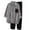 Black, variant on Two Piece Sets for Women Summer Outfits Sets Striped V Neck Tops Wide Leg Pants Set Casual Loose Going Out Outfits Set with Pockets