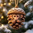 thumbnail image 2 of 2026 Christmas Indoor Home Decor 2D Flat Acrylic Christmas Hanging Ornament Decoration For Festive Holiday Tree Embellishment, 2 of 6