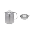thumbnail image 2 of Stainless Steel Filter Oil Pot Sanding Household With Cover Filter Kitchen Can Be Filter Oil Pig Oil Tank 304 Oil Storage Tank, 2 of 6