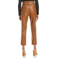 thumbnail image 2 of Lucy Paris Womens Faux Leather Pleated Casual Pants, 2 of 3