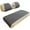 Gray+Beige, variant on 10L0L Golf Cart Seat Cover Set for EZGO TXT RXV & Club Car DS Front Seat, Black Beige - S