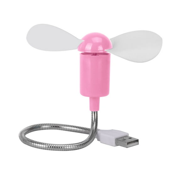 USB Rechargeable Mini Portable Fan Handheld Travel Folding Fans for Home Office, USB Fan Clip Desk Personal Fan, Table Fans - Pink