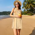thumbnail image 3 of Fotbe taco tortilla Vestido de Verano sin Mangas para Mujer – Vestido Midi Línea A, Estilo Camiseta Floral, Vestido Playero Casual y Fluido, 3 of 7