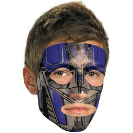 Transformers Optimus Prime Costume Accessory Face Tattoo Mask