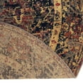 thumbnail image 6 of Unique Loom Saturn Collection Area Rug - Ion (5' 3" Round Black/Cream), 6 of 6