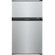 image 0 of Frigidaire FFPS3133UM 19 Compact Refrigerator with 3.1 cu. ft. Capacity Clear Crisper Drawer Full Width Freezer and Can Holders in Silver Mist
