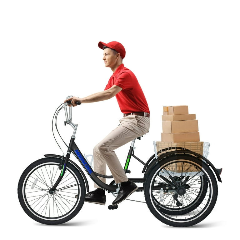 ABORON Adult Tricycles 7 Speed Adult Trikes 20 24 26 inch 3 Wheel