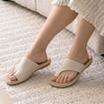 thumbnail image 4 of Ablanczoom Sandals Women Slides Shoes: Flip Flops Woman Flats Sandals for Summer Beach Shoes with Memory Foam, 4 of 8