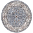 thumbnail image 2 of Rugs.com Eco Traditional Collection Rug – 3 Ft Round Harbor Blue Medium Rug Perfect For Kitchens, Dining Rooms, 2 of 9