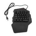 thumbnail image 6 of One One Handed Gaming Keyboard USB RGB Wired Illuminated Keyboard Gaming Accessory For Desktop PC Laptop, 6 of 7