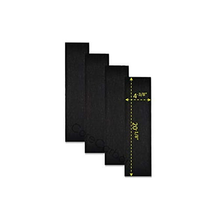 

CoreCarbon 4-Pack Carbon Pre-Filter Designed to Fit Honeywell HEPAClean Air Purifier Models HHT-080 HHT-081 HHT-085-HD HHT-090 HHT-100 HHT-145 HHT-149 HHT-149-HD HHT-155