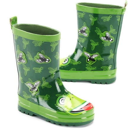 Toddler Boys' Frog Rain Boots - Walmart.com