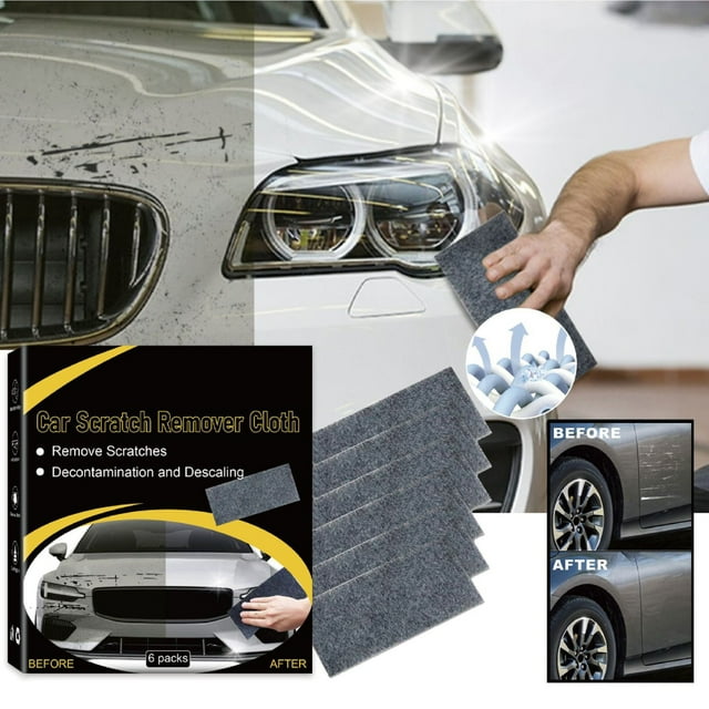 2024 Upgraded Nano Cloth For Car Paint Scratch And Swirl Removal Restoring Vehicle Color With Advanced Technology 6PCS