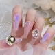 thumbnail image 3 of 20 piezas de diamantes de imitación para uñas, gemas de metal y vidrio para decoración de uñas 3D., 3 of 6