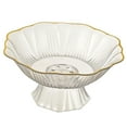 thumbnail image 5 of Fancyes Fruit Bowl Stylish Fruit Holder for Table Centerpiece Dining Room Home Decor Clear, 5 of 8