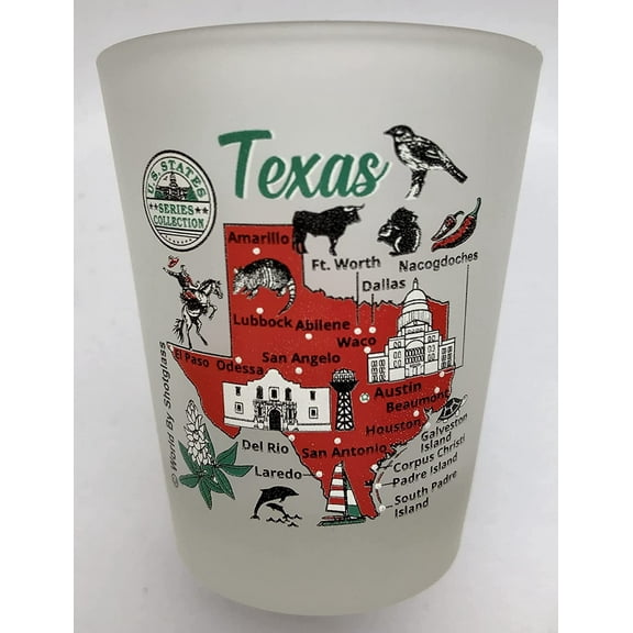 Texas US States Series Collection Shot Glass