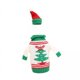 thumbnail image 1 of funda para botella de Navidad,cubierta para botella de vino de Navidad,sombrero decorativo,suéter hecho a mano para botella de vino,decoración para fiesta,suministros de decoración navideña, 1 of 8