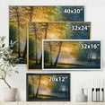 thumbnail image 5 of Sunrise Summer With Beautiful River Spring Forest 20 in x 12 in Framed Painting Canvas Art Print, by Designart, 5 of 5