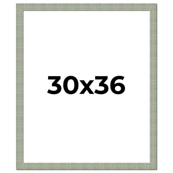 30x36 Frame Green Desert Pear Solid Wood Picture Frame | 1.625 Inch Moulding Width | Interior Frame