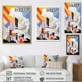thumbnail image 4 of Designart "Geyser Horizon In De Stijl I" Geyser Floater Framed Wall Art Prints, 4 of 5