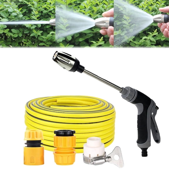 Aquoxis Pressure Washer, High Power Electric Cleaner for Driveway Patio Deck Fence Car Siding, Portable Outdoor Cleaning Tool with Spray Wand Nozzles - PRESSURE WASHER WITH 5M HOSE