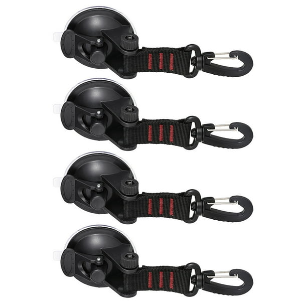 Sonducket Ventosa para tienda de campaña, gancho de seguridad, trampas de amarre de viaje, herramienta para colgar Type4 NO4