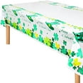 thumbnail image 6 of sruoe Tablecloth, St Patricks Day Tablecloth, Waterproof Machine Washable Foldable Green Rectangle Tablecloths, Table Cloth for Dining, Home, Party Decor, Plastic, 6 of 6