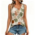 thumbnail image 3 of IMENGL Tank Tops for Women Sleeveless Dresses Long Sleeve Dresses V Neck Printed Long Dress Soft Casual Women's Slim-Fit Camisole,M-XXL, 3 of 7