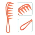 thumbnail image 3 of Unique Bargains 3 Pcs Hair Comb Wide Tooth Anti Static Detangling Comb for Wet and Dry Pink, 3 of 7