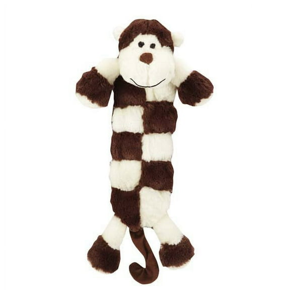 Safari Squeaktaculars Dog Toys Long Flat 12 Squeakers - Choose Size & Character (Large, Monkey)