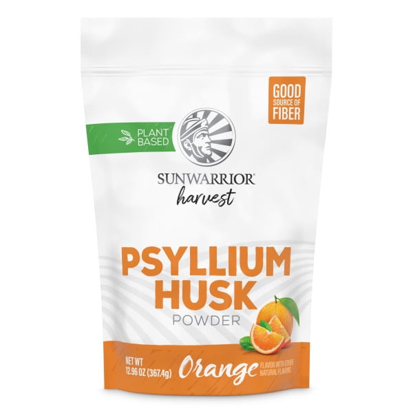 Harvest Organic Psyllium Husk Powder | Supports Digestion & Regularity | Orange Flavor | 50 Servings