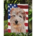 thumbnail image 3 of Norfolk Terrier with American Flag USA Garden Flag, 3 of 3