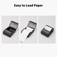thumbnail image 3 of Portable 80mm Thermal Receipt Printer Bill POS Mobile Printer with Rechargeable Battery Support ESCPOS Compatible with Android iOS Windows for Restaurant Supermarket Kitchen Office Small, 3 of 7