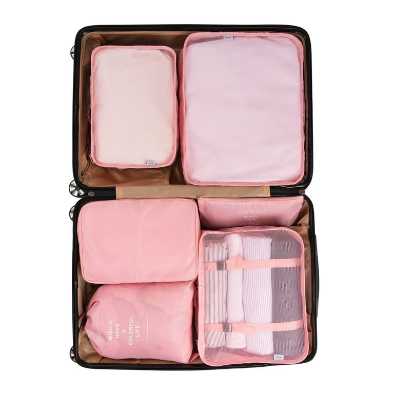Pink packing sales cubes