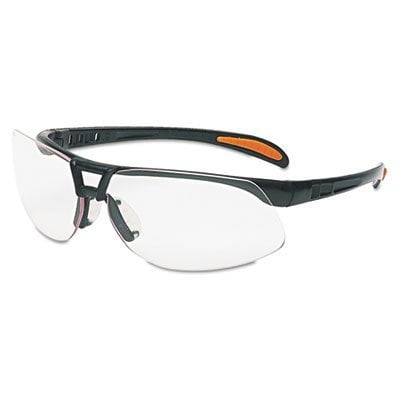 S4200 Protege Safety Eyewear - Metallic Black Frame, Clear Lens, Type - Safety Goggles. By SPERIAN PROTECTION AMERICAS