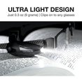 thumbnail image 2 of Rechargeable Book Light for Glasses. Led Reading Light. Clip on Design Made in Germany. Complimentary Protective Case Included, 2 of 2