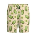 thumbnail image 4 of Wukai Kiwi Ice Cream Men’s Short Pajama Pants With Pockets Soft Sleep Pj Shorts for Men-, 4 of 6