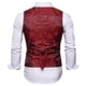 thumbnail image 5 of Chaqueta tipo blazer de doble botonadura con estampado informal para fiestas diarias a la moda para hombre Pompotops oipoqjl38215, 5 of 5
