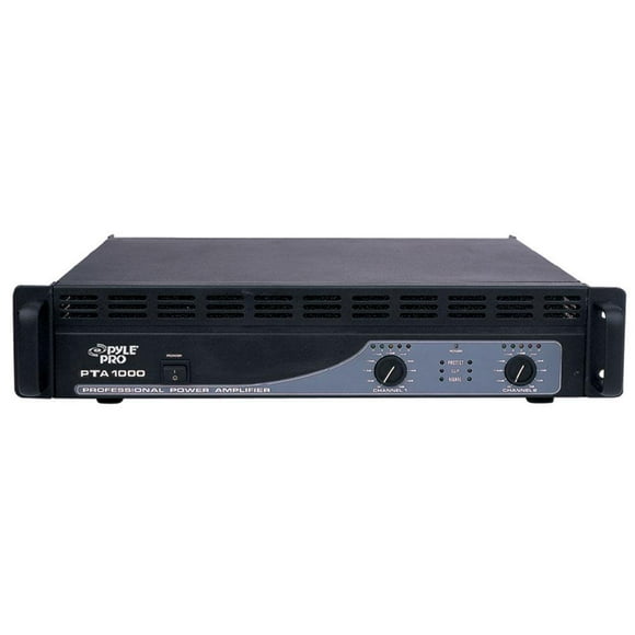Amplifier Pyle Pro 1000watt 2 Channel Brgable;rack Mount