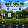 thumbnail image 4 of YUNIC Golf Driving Cage Green - Metal Frame with Hitting Target and Hitting Mat, 4 of 10
