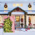 thumbnail image 4 of SM-XLHN Merry Christmas House Flag 28x40 Inch Double Sided, Christmas Tree Xmas Winter Holiday Yard Outdoor Decorative Flag, 4 of 6