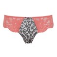 thumbnail image 3 of Panache Nina Brazilian Panty Brief (10942),Large,Leopard/Coral, 3 of 5