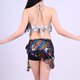 thumbnail image 5 of Blusa informal de poliéster con lentejuelas y borlas para danza del vientre, para mujer, estilo indio, para glúteos, 5 of 5