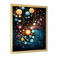 thumbnail image 2 of Designart "Dreams of Cosmic Planets I" Fashion Framed Wall Art - Glam Blue Fantasy Living Room Framed Canvas Art, 2 of 6