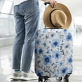 thumbnail image 2 of Pioneer Flower Floral Print Pattern Luggage Cover Fashion Suitcase Cover Baggage Covers Fit 25-28 Inch Luggage (Go Travel), 2 of 5