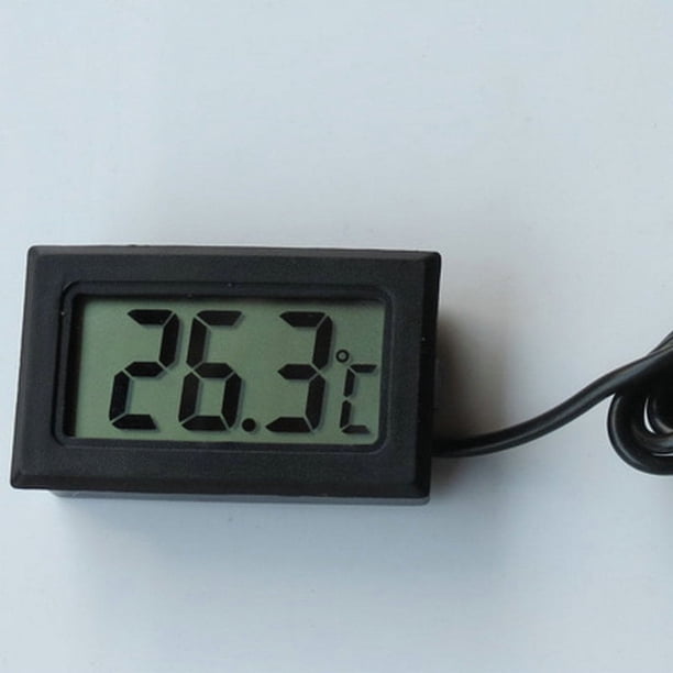 Pecera Termómetro digital electrónico de precisión con sonda Termómetro integrado Termómetro de agua Electrónico