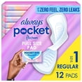 thumbnail image 2 of (4 pack) Always Pocket with FlexFoam Pads, Size 1, Regular, Wings, 12 Count, 2 of 14